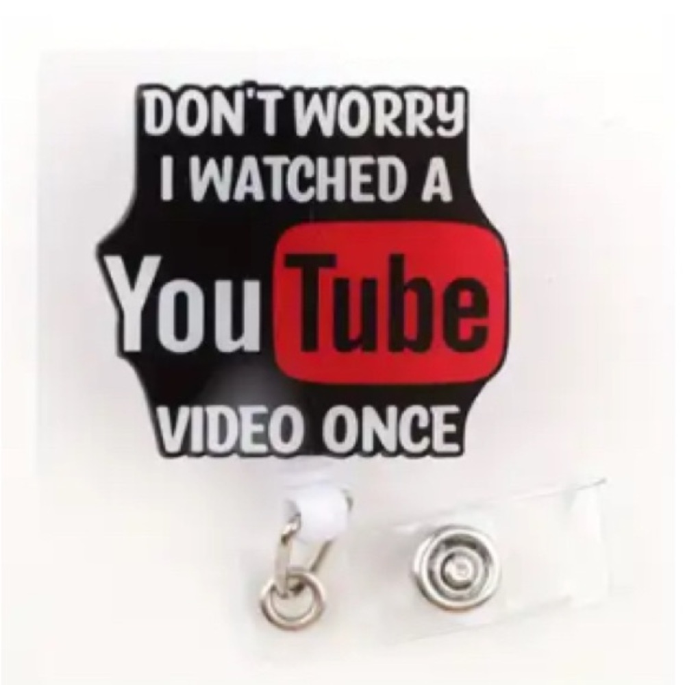YouTube Themed Badge Reel - Black and Red